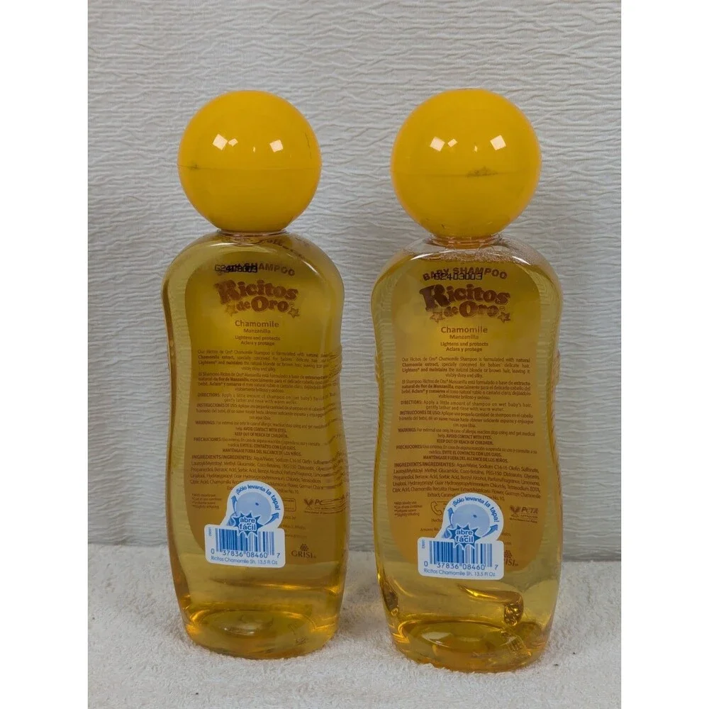 Ricitos de Oro - Baby Shampoo - Chamomile Manzanilla - 13.5 fl oz - 2 pack